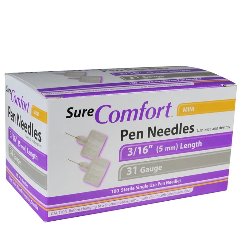 Easy Comfort Insulin Pen Needles 31G 6mm - Medex Supply