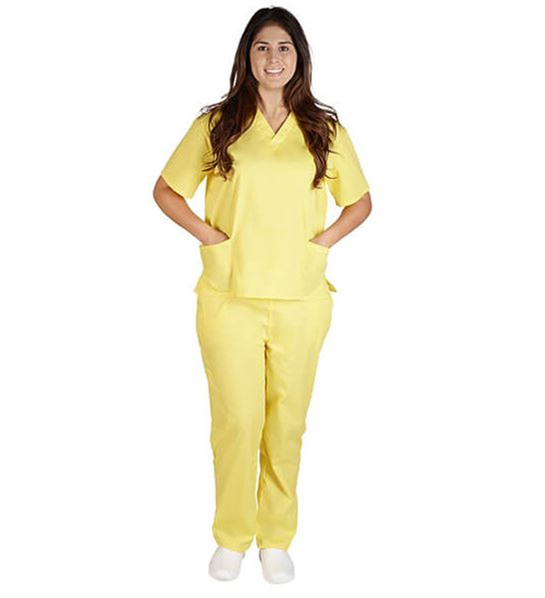  Natural Uniforms Women's Scrub Set Medical Scrub Tops and Pants  - Pack of 2 Set (XX-Small, Black) : Clothing, Shoes & Jewelry
