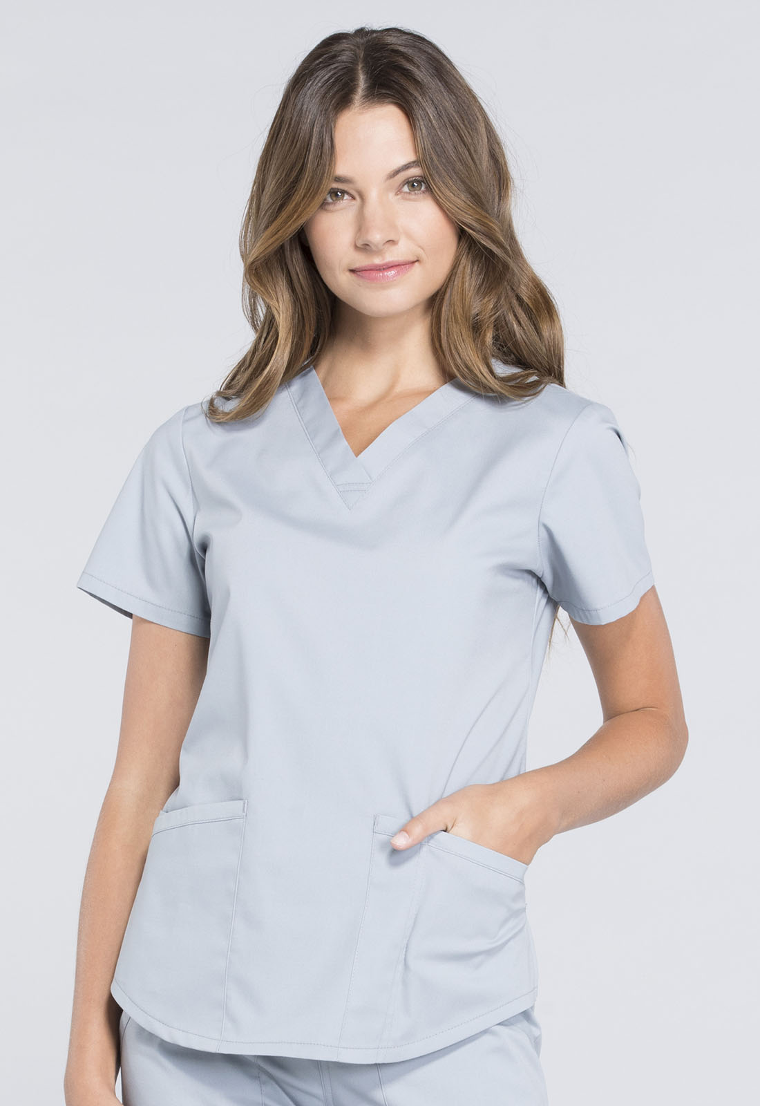 Details about   Scrubs Cherokee Workwear Professionals V Neck Top WW665 BLK Black Free Shipping 