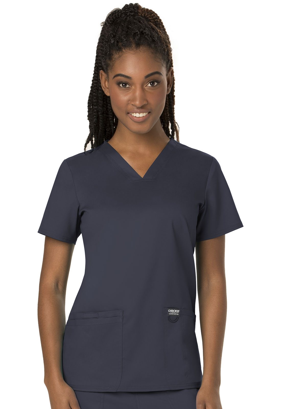 Cherokee 4700 V-Neck Scrub Top – Sage Green – Women's Medical Uniform – Workwear