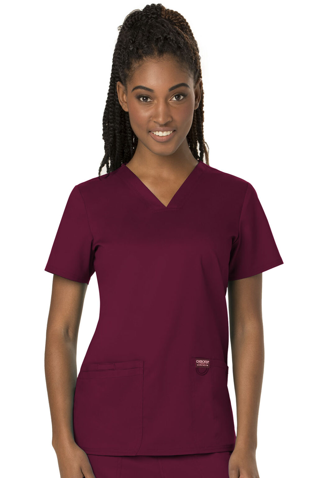 Cherokee Workwear Revolution Womens VNeck Scrub Top Best Value Medical