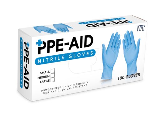 PPE Aid Nitrile Gloves