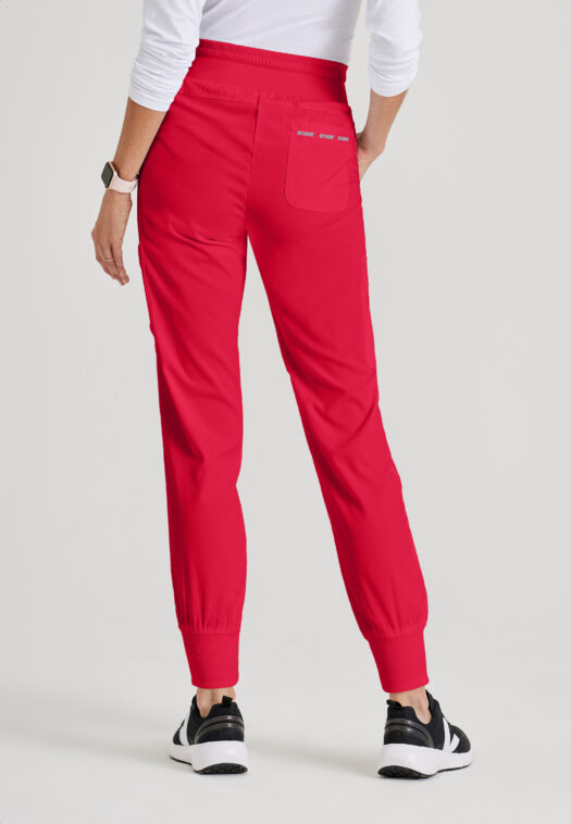 GREY’S ANATOMY™ + SpandexStretch CARLY JOGGER - GRSP527 - SCARLET RED - Image 2