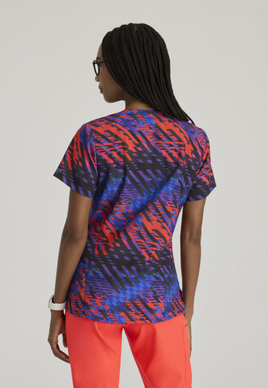 BARCO ONE – Thrive Print Top - 5107 - RADIANT PRISM - Image 2
