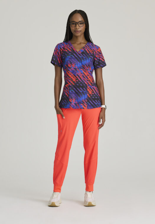 BARCO ONE – Thrive Print Top - 5107 - RADIANT PRISM - Image 5