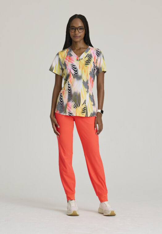 BARCO ONE – Thrive Print Top - 5107 - ZEBRA BRILLIANCE - Image 5
