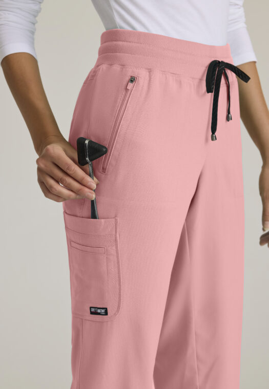 GREY'S ANATOMY™ + SpandexStretch EDEN JOGGER – GRSP537 - BRIGHT PAPAYA - Image 3