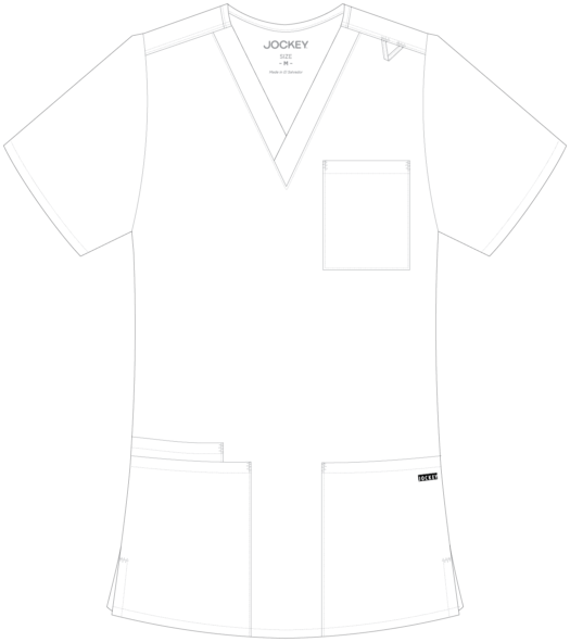 Jockey Classic Unisex Four Pocket Top - Image 5