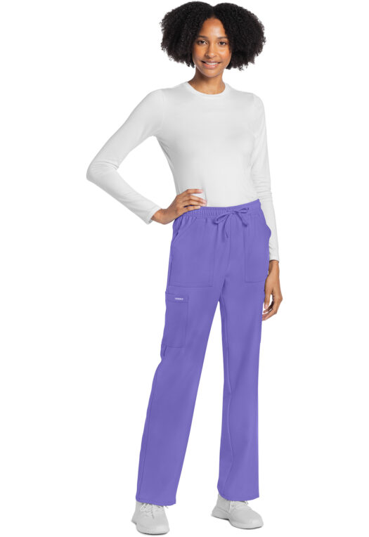 Cherokee Ultra Drawstring Trouser Cargo Pant - Electric Lavender - CK272A - Image 2