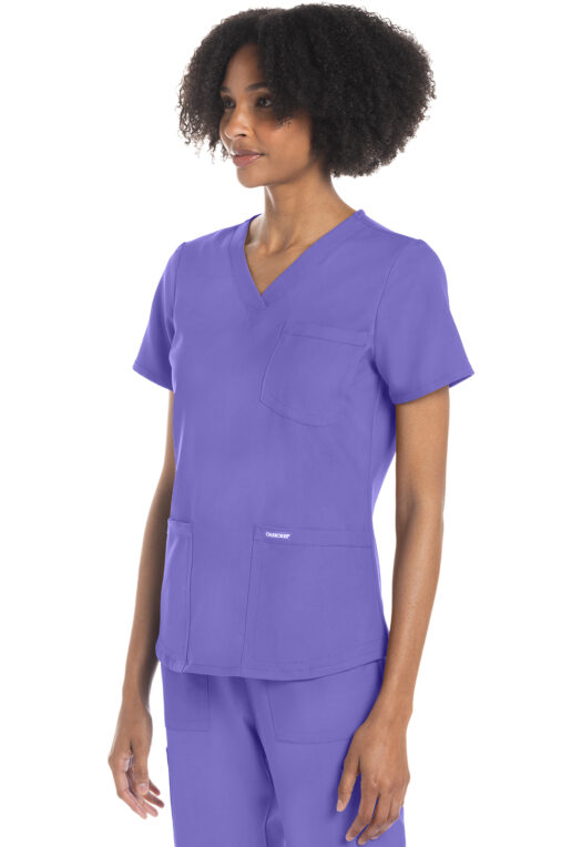 Cherokee Ultra V-Neck Top - Electric Lavender - CK961A - Image 3