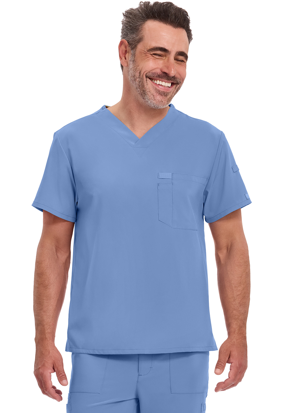 Dickies Men’s EDS Essentials Tuckable V-Neck Scrub Top - DK635 - Image 3