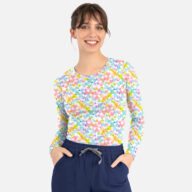 Bestees by MAEVN - Women’s Basic Long Sleeve Underscrub Tee