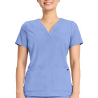 Healing Hands QUEST Women's 3-Pocket Briana Y-Neck Top - HH751