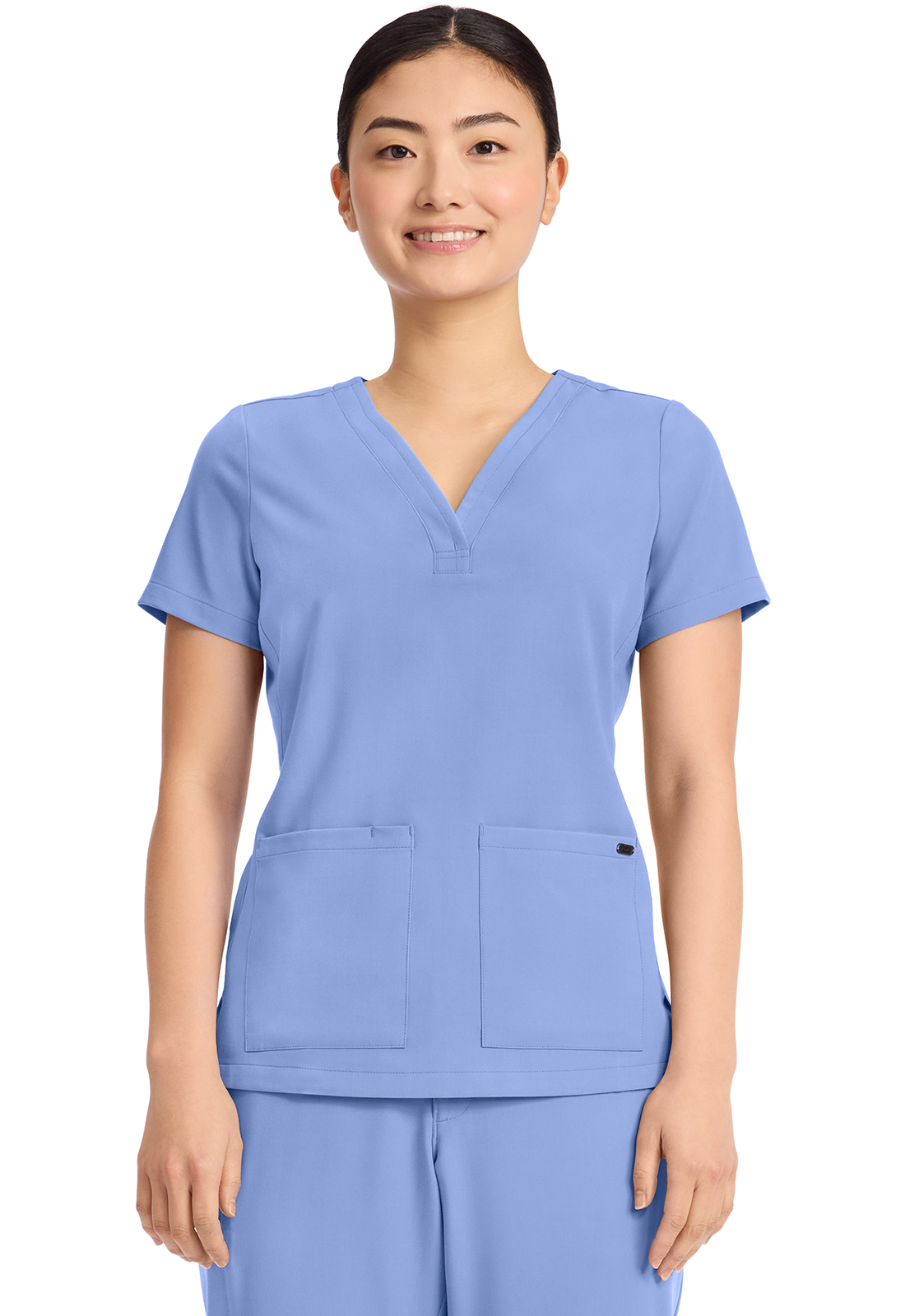Healing Hands QUEST Women's 3-Pocket Briana Y-Neck Top - HH751