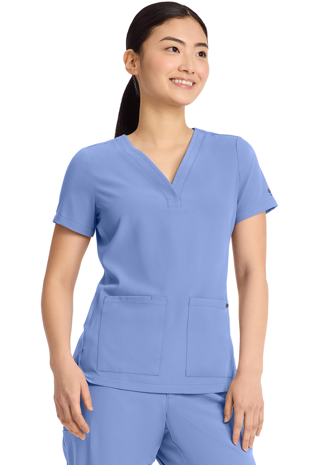 Healing Hands QUEST Women's 3-Pocket Briana Y-Neck Top - HH751 - Image 4