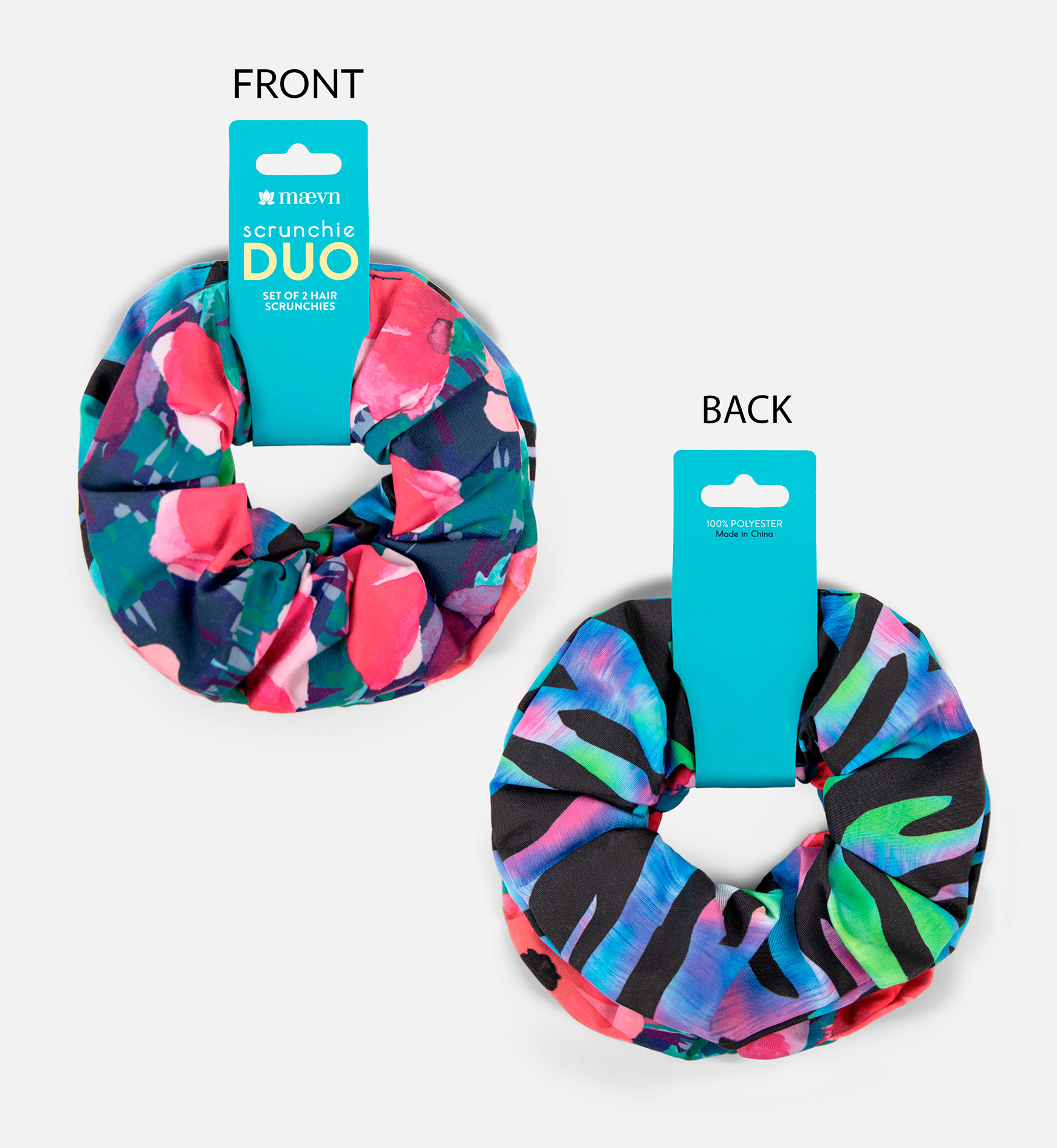 MAEVN Scrunchie Duo Set