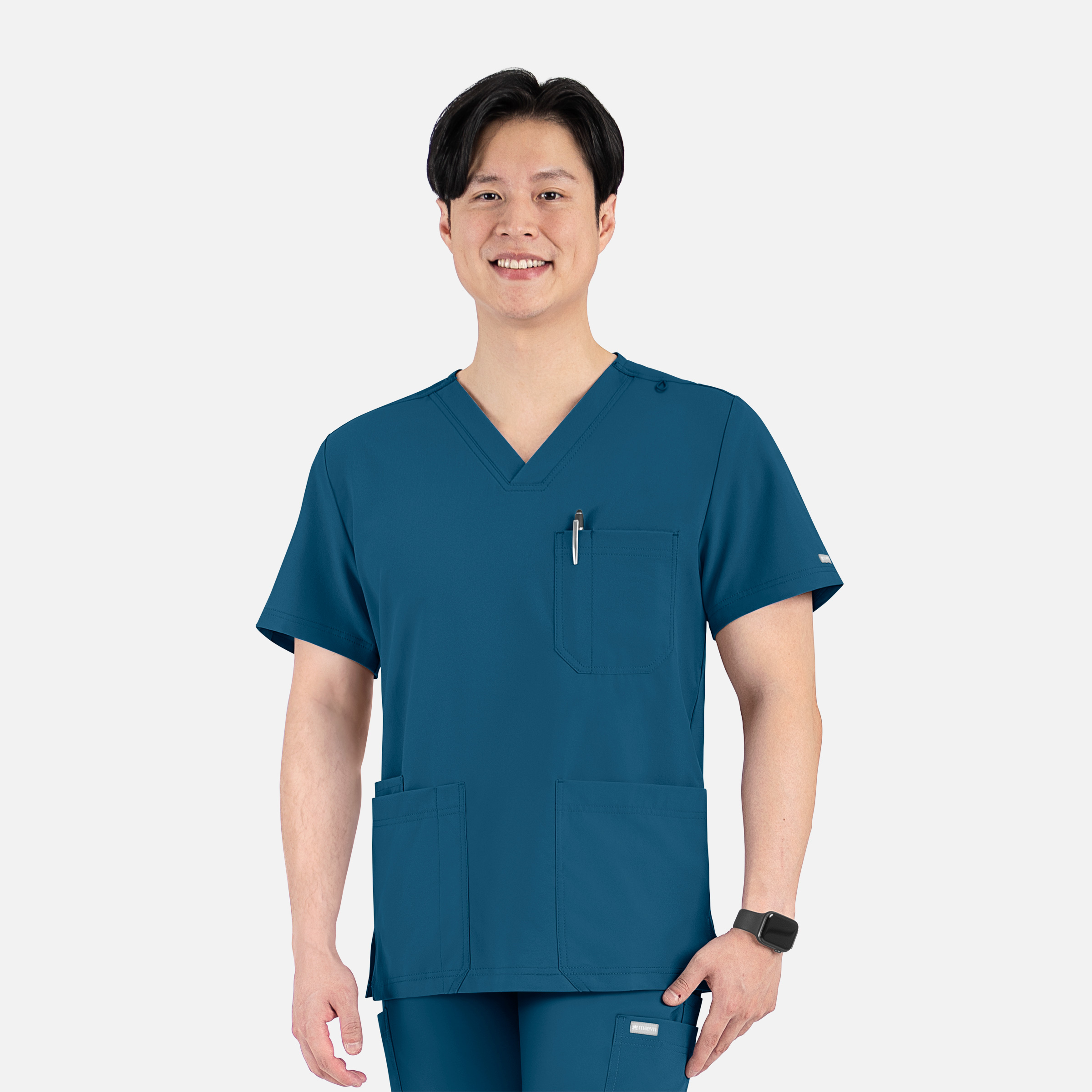 MOMENTUM by MAEVN – Men’s 4 Pocket Banded V-Neck Top - COMING SOON - Image 7