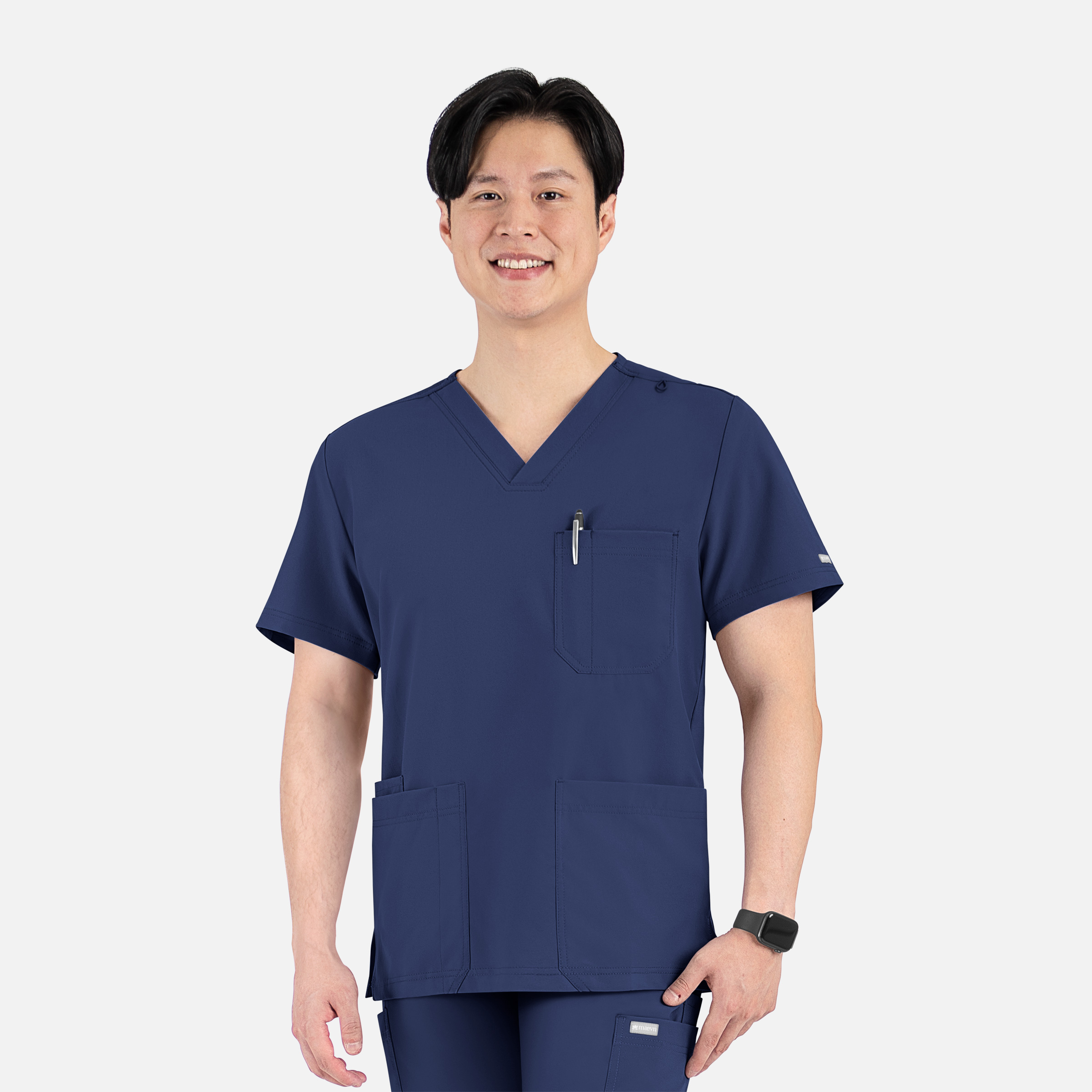MOMENTUM by MAEVN – Men’s 4 Pocket Banded V-Neck Top - COMING SOON - Image 4
