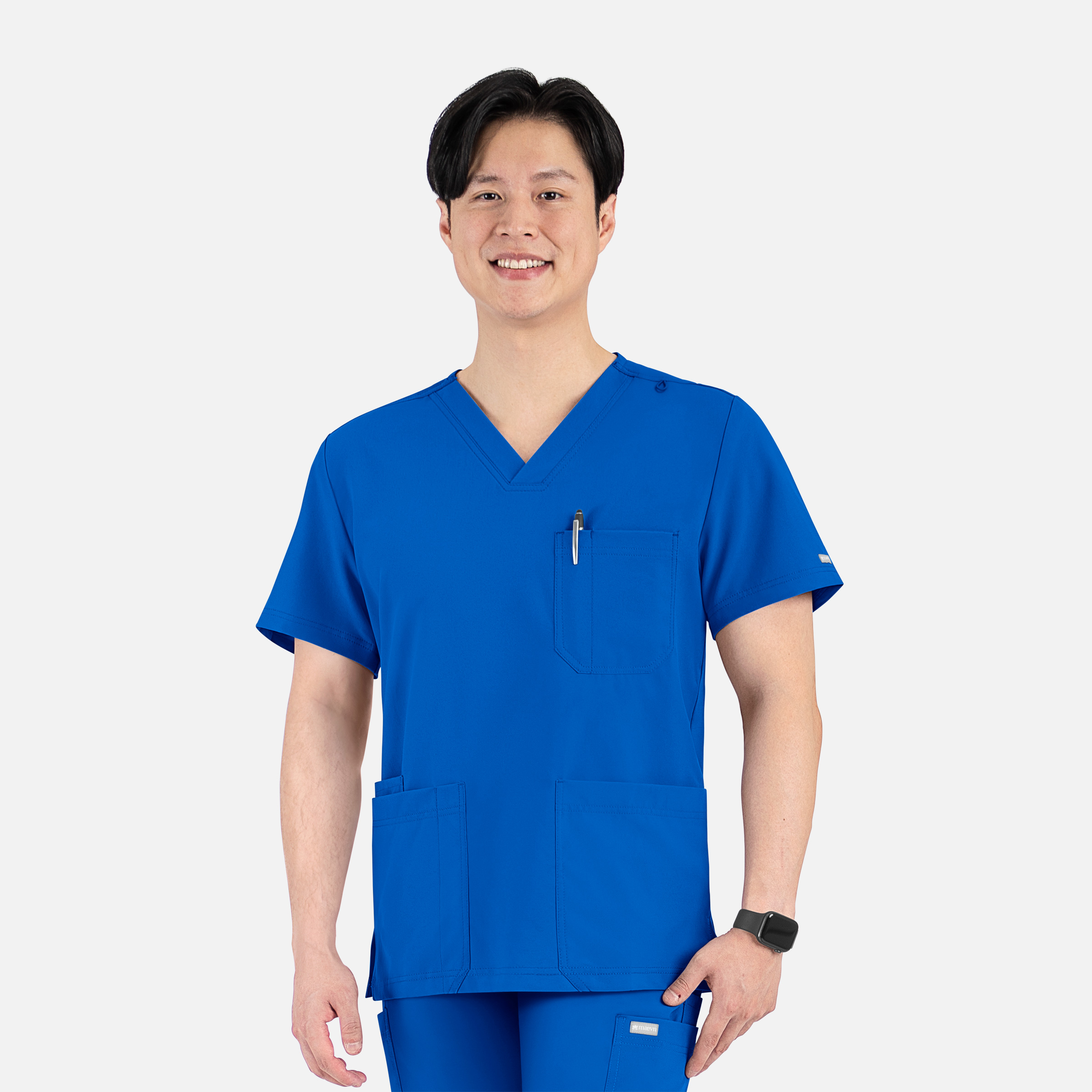 MOMENTUM by MAEVN – Men’s 4 Pocket Banded V-Neck Top - COMING SOON - Image 2