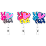 CNA PEACE BADGE REELS - Assorted Designs